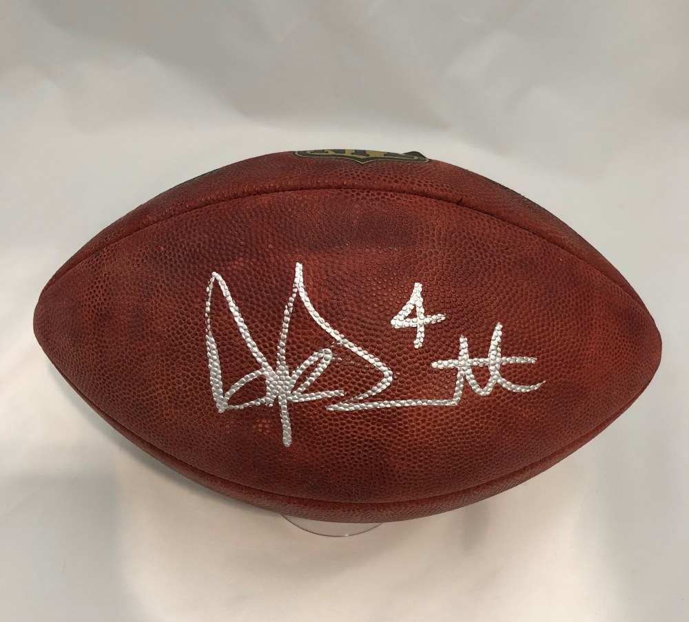 Dak prescott best sale autographed football